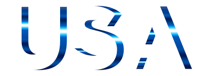 USA Flag Typography No Filters No Background clipart
