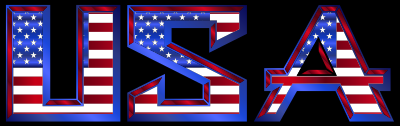 USA Typography Mark II clipart