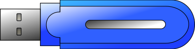 USB flash drive clipart