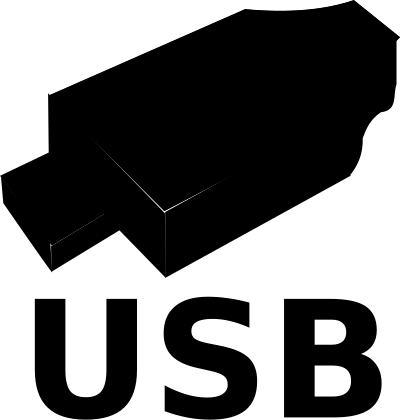 USB input 1 clipart