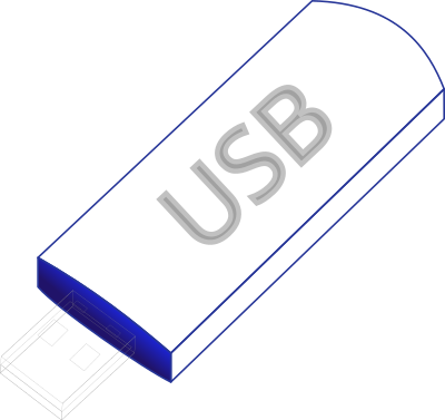 USB PenDrive - Memoria USB clipart