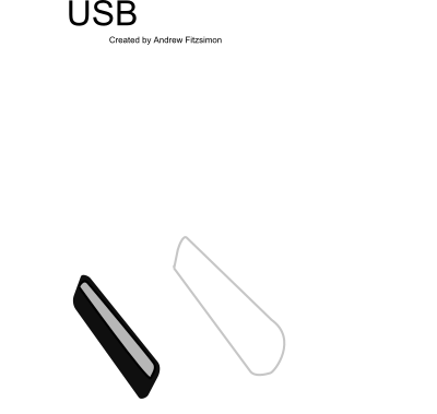 USB plug clipart