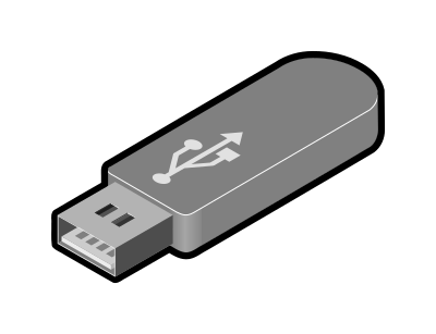USB Thumb Drive 1 clipart