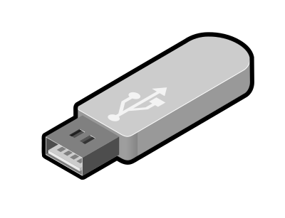 USB Thumb Drive 2 clipart