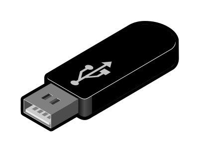 USB Thumb Drive 4 clipart