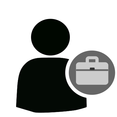 User briefcase clipart