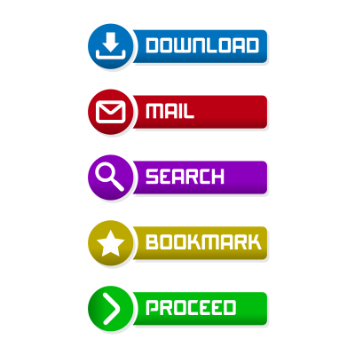 User interface icons colour clipart