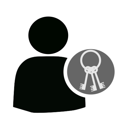 User keyring clipart