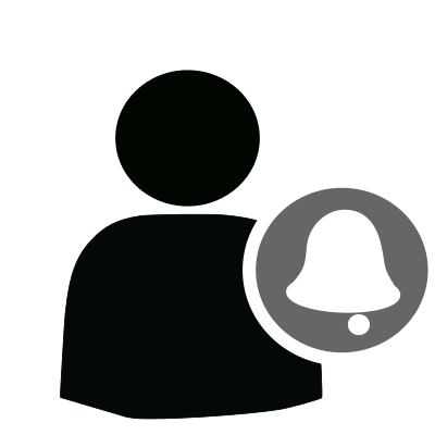 User Notify clipart