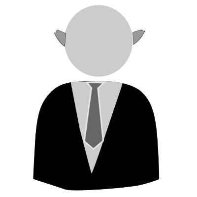 User old professor clipart