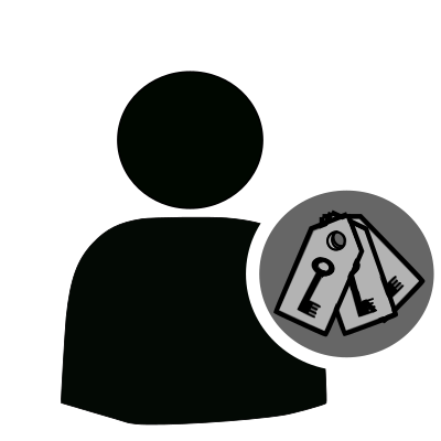 User security token clipart