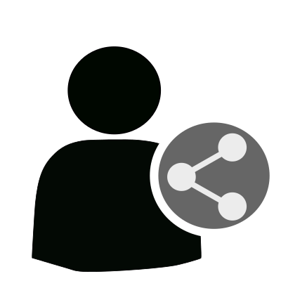 User share clipart