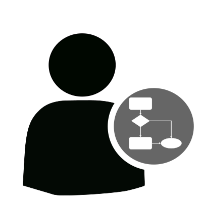User workflow clipart