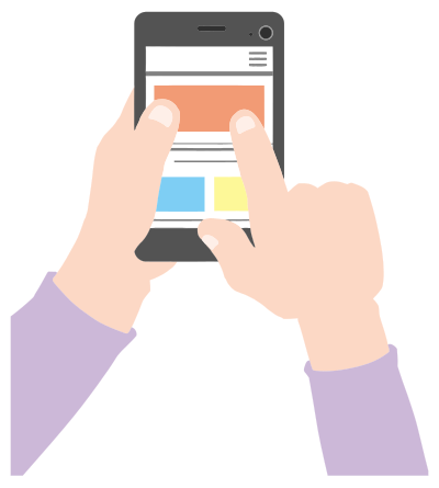 Using A Smartphone clipart