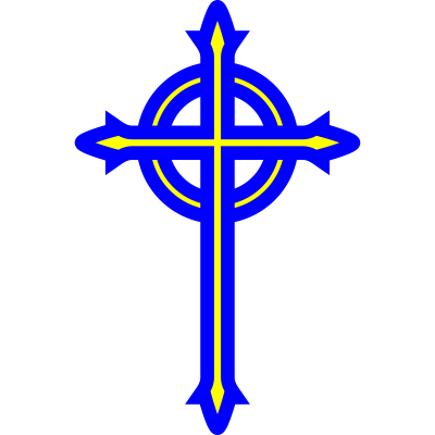 VA-004 Presbyterian Cross clipart