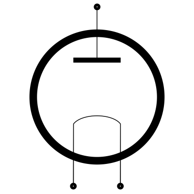 Vacuum tube - diode clipart