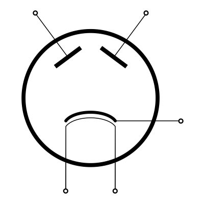 Vacuum tube - duodiode clipart