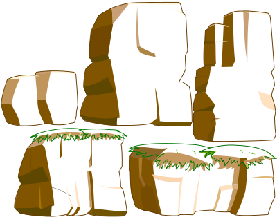 Vài Loại Đá clipart