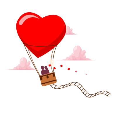 Valentine Balloon clipart