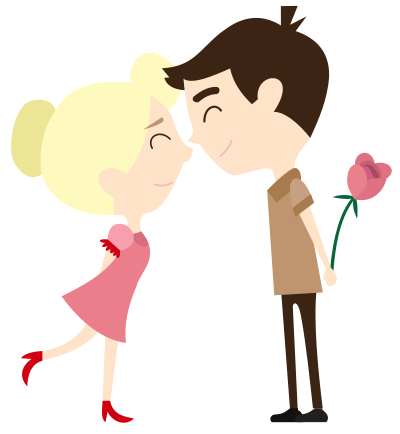 Valentine Couple clipart
