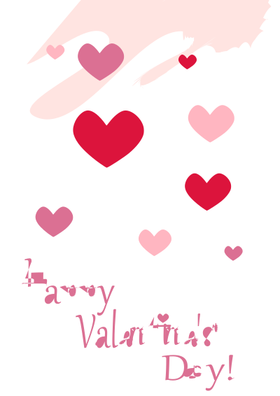 Valentine Heart Card clipart