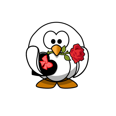 Valentine Pinguin - Small File clipart