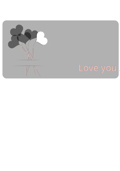 Valentine´s Day Card clipart