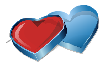 Valentines Day - Heart in a Box clipart