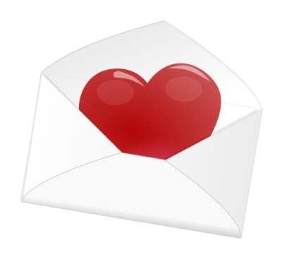 Valentines Day - Love Letter clipart