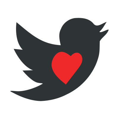 Valentine's twitt. clipart