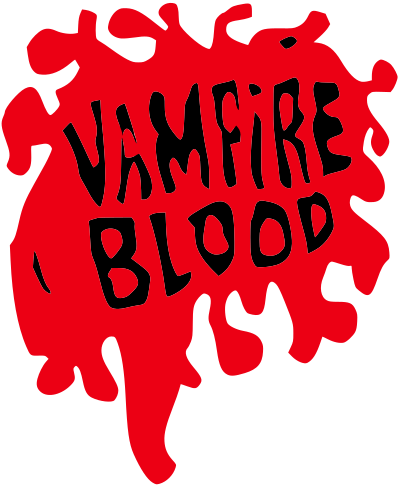 Vampire blood red and black clipart