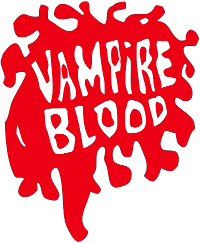 Vampire blood splatter red and white clipart