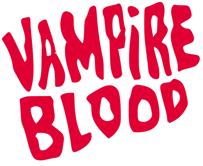 Vampire blood words in red clipart