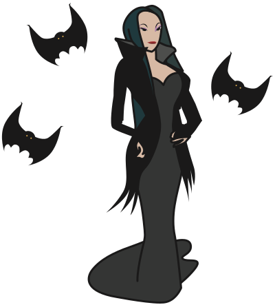 Vampire Lady clipart