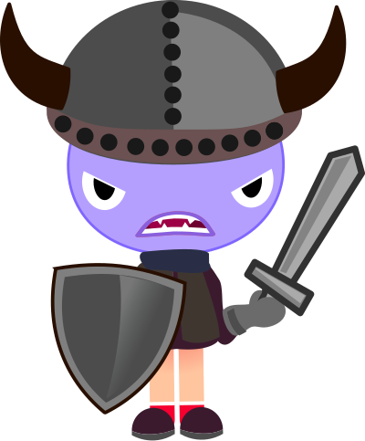 Vampire Viking clipart