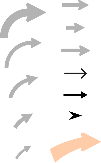 Various arrows clipart