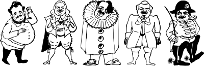 Various Characters clipart