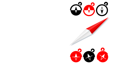 Various compass clipart
