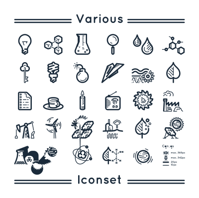 Various iconset 2 clipart