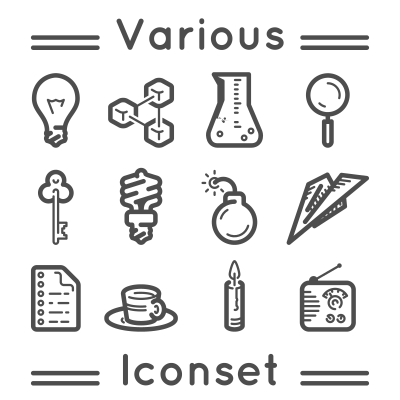 Various iconset clipart