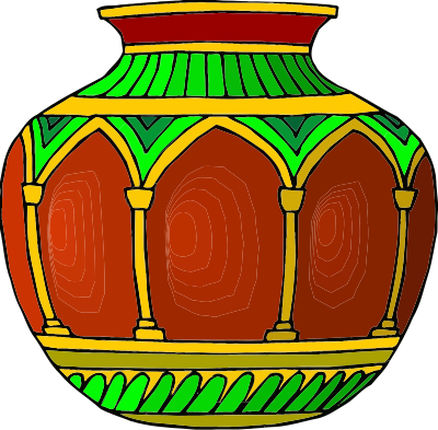 Vase 10 clipart