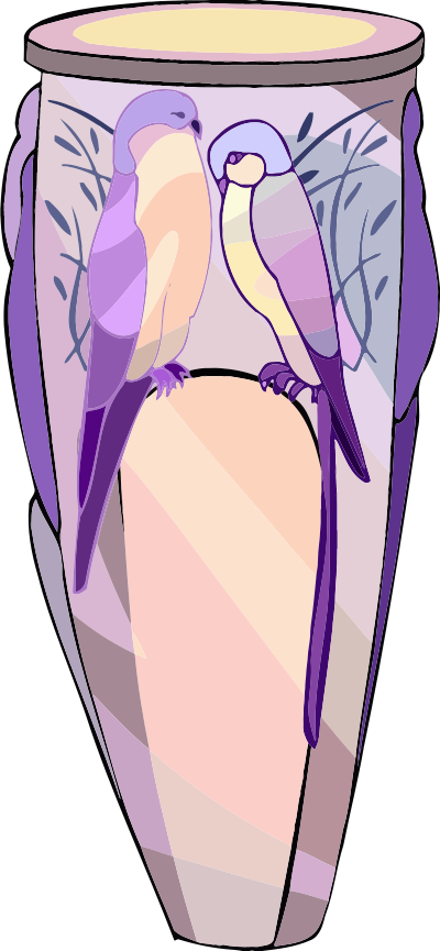 Vase 34 clipart