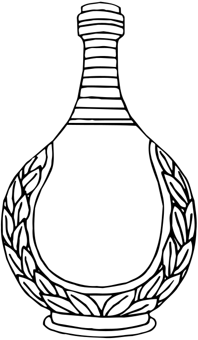Vase 54 line drawing clipart
