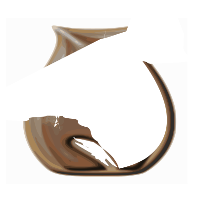 Vase with cat-image 02 clipart