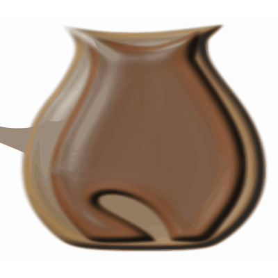 Vase with cat-image clipart