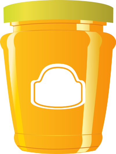 Vasetto di marmellata clipart