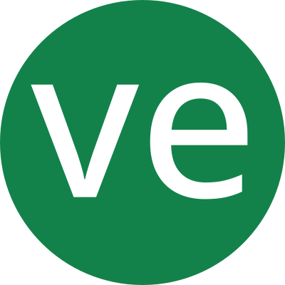 Ve vegan food symbol green circle clipart