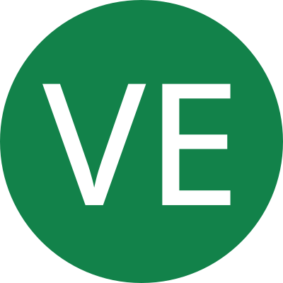 Ve vegan food symbol green circle uppercase clipart