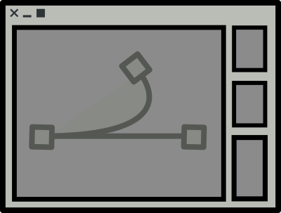 Vector drawing application clipart