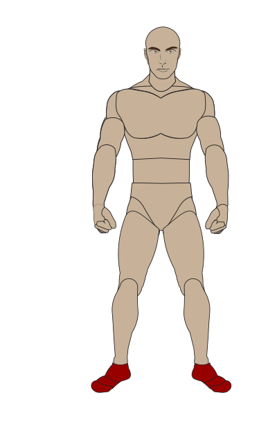 Vector Puppet - Male clipart